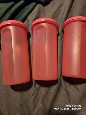 Tupperware Modular Mates Round. #3. Pink.
